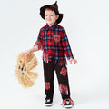 Halloween costumes, foreign trade children's clothing, children's scarecrow, boys' cosplay costumes, role-playing costumes, color grading