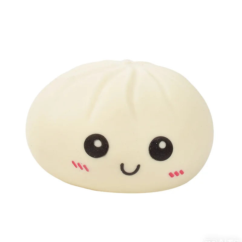 Hot Simulated Colorful Dumpling Squishy Toys Slow Rising Stress Relief Fidget Ball Soft Squeeze Decompression Toy