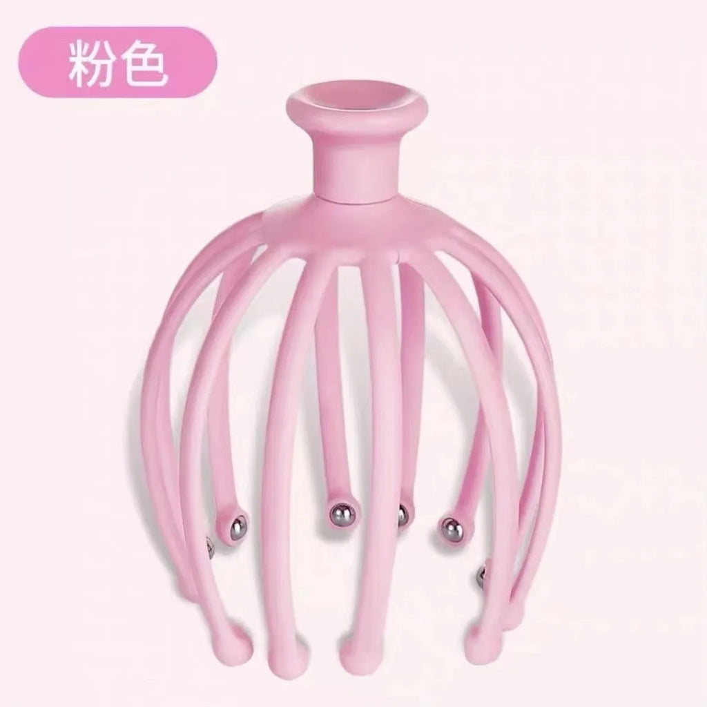 High Demand Relief Fatigue Relaxing Head Massager Octopus Shape Scalp Stimulator