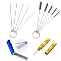 1 Set Guns Nozzle Cleaning Needle & Brush Set Repair Tool Carburetor Cleaner Set Dropshipping