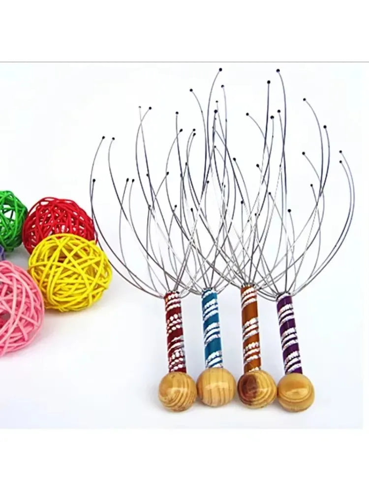 High Demand Relief Fatigue Relaxing Head Massager Octopus Shape Scalp Stimulator