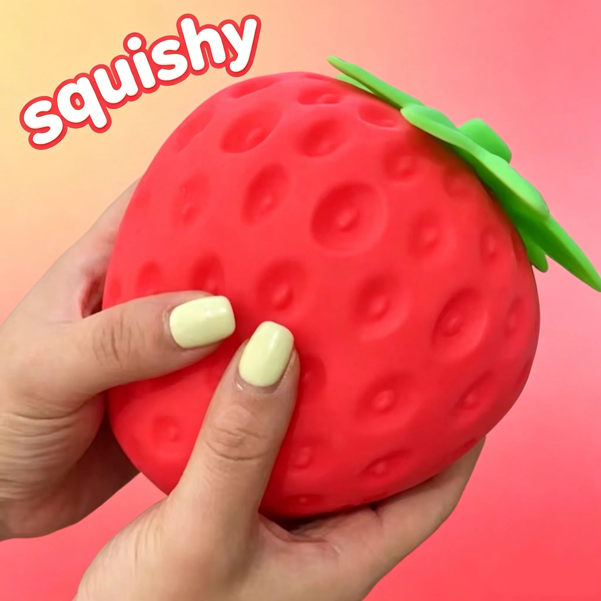 Super Jumbo Strawberry Squishy Slow Rising Antistress Toy Grownups toys stress relief toy stress balls sensory toy