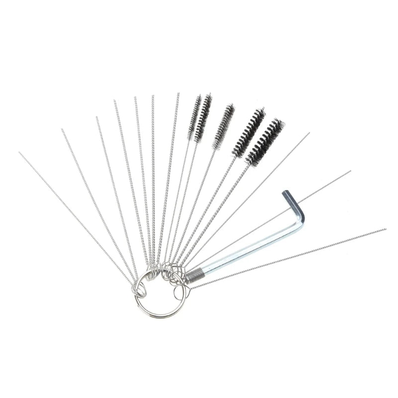 1 Set Guns Nozzle Cleaning Needle & Brush Set Repair Tool Carburetor Cleaner Set Dropshipping