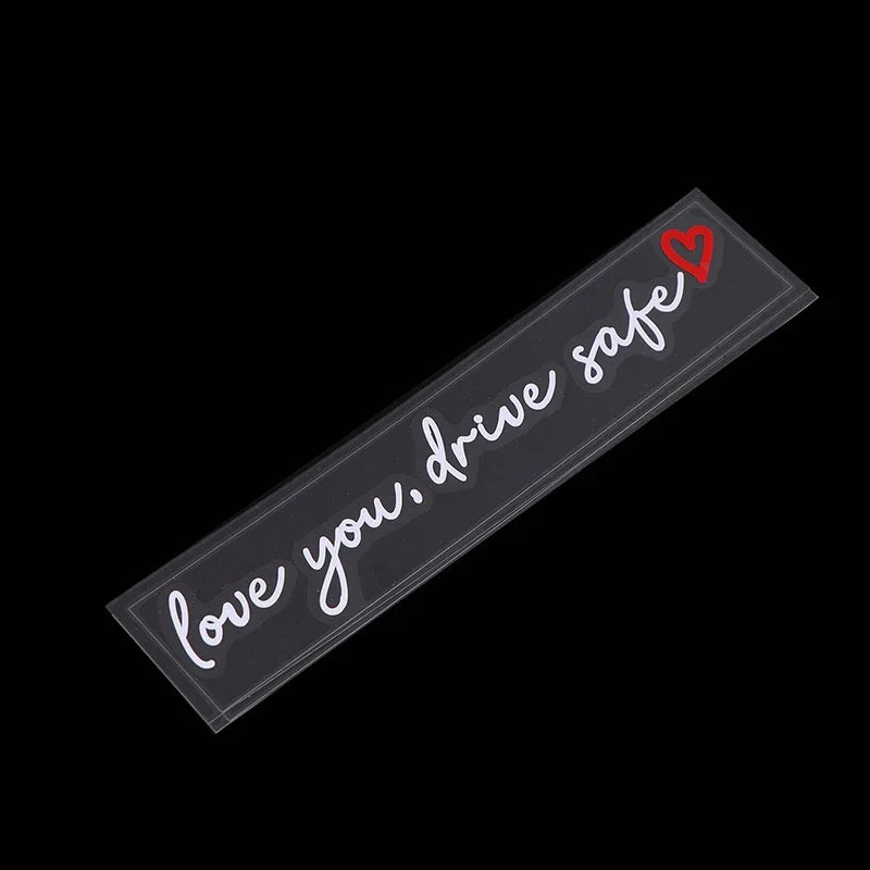 Love You Drive Safe Car Mirror Stickers Affectionate Reminder Heartfelt Safety Reminder For Women Drivers Car Interior Sticker