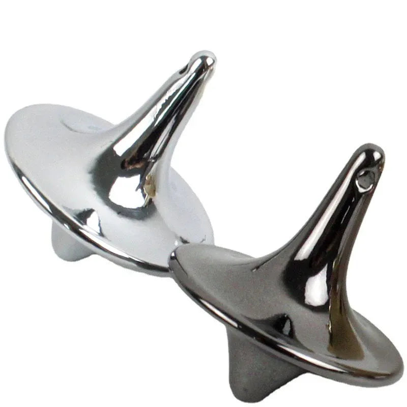 New 2PCS Hot Movie Totem Metal Gyro Silver Hand Spinning Top Fingertips Small Cyclone Gyroscope Fidget Toys For Children Gifts