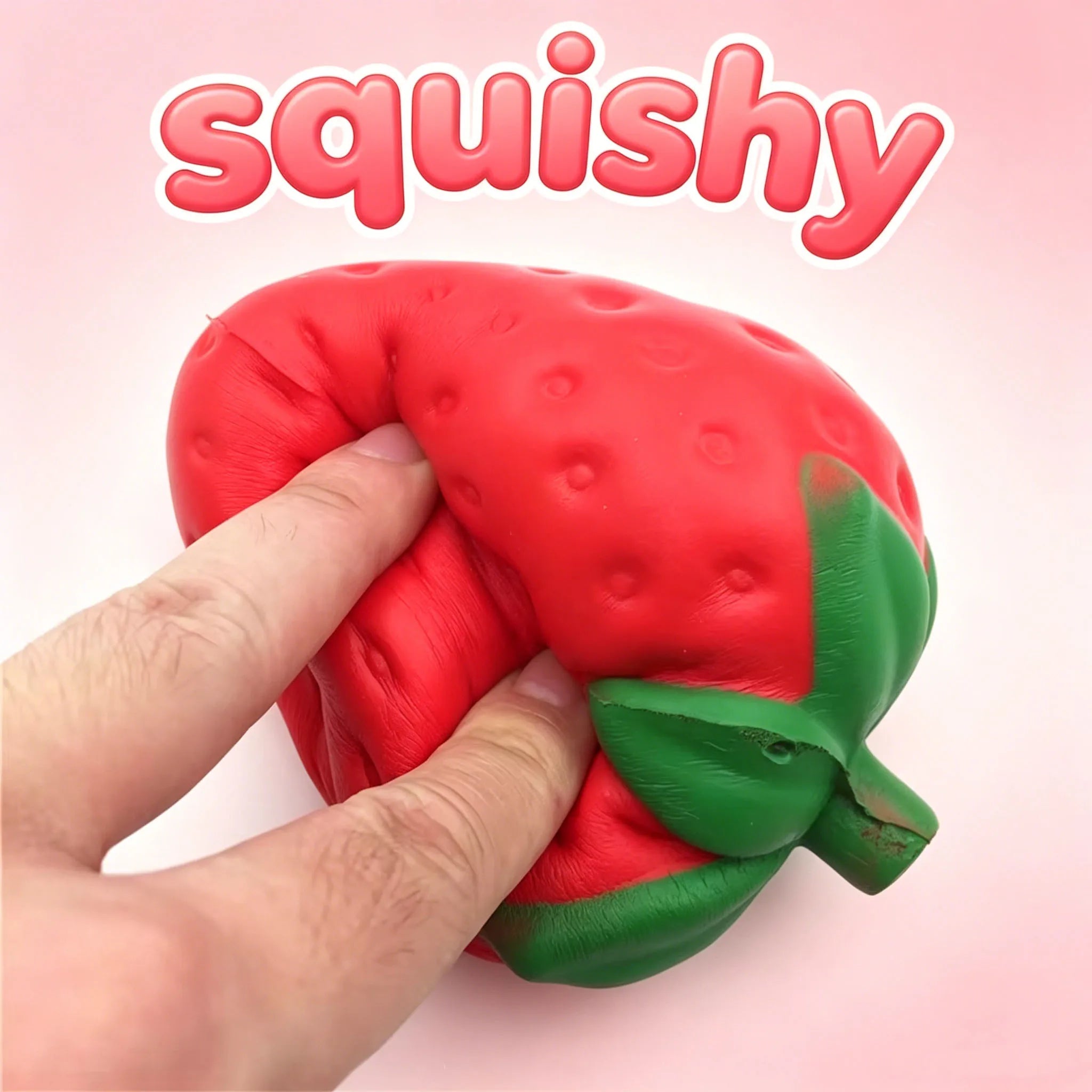 Super Jumbo Strawberry Squishy Slow Rising Antistress Toy Grownups toys stress relief toy stress balls sensory toy