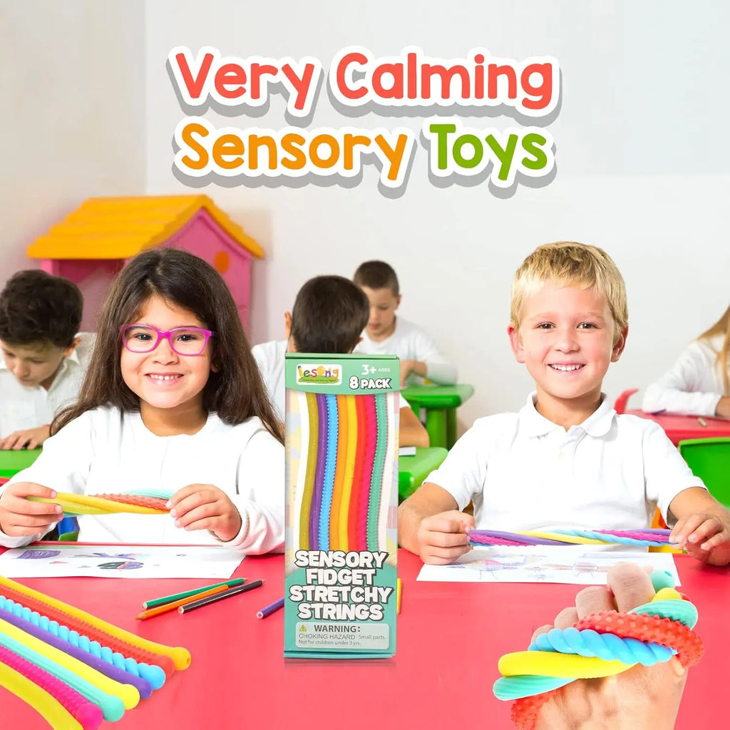 Sensory Autism Toys- Textured Stretchy Fidget Toys for Stress Anxiety - Sensory Toys Special Needs for Autistic