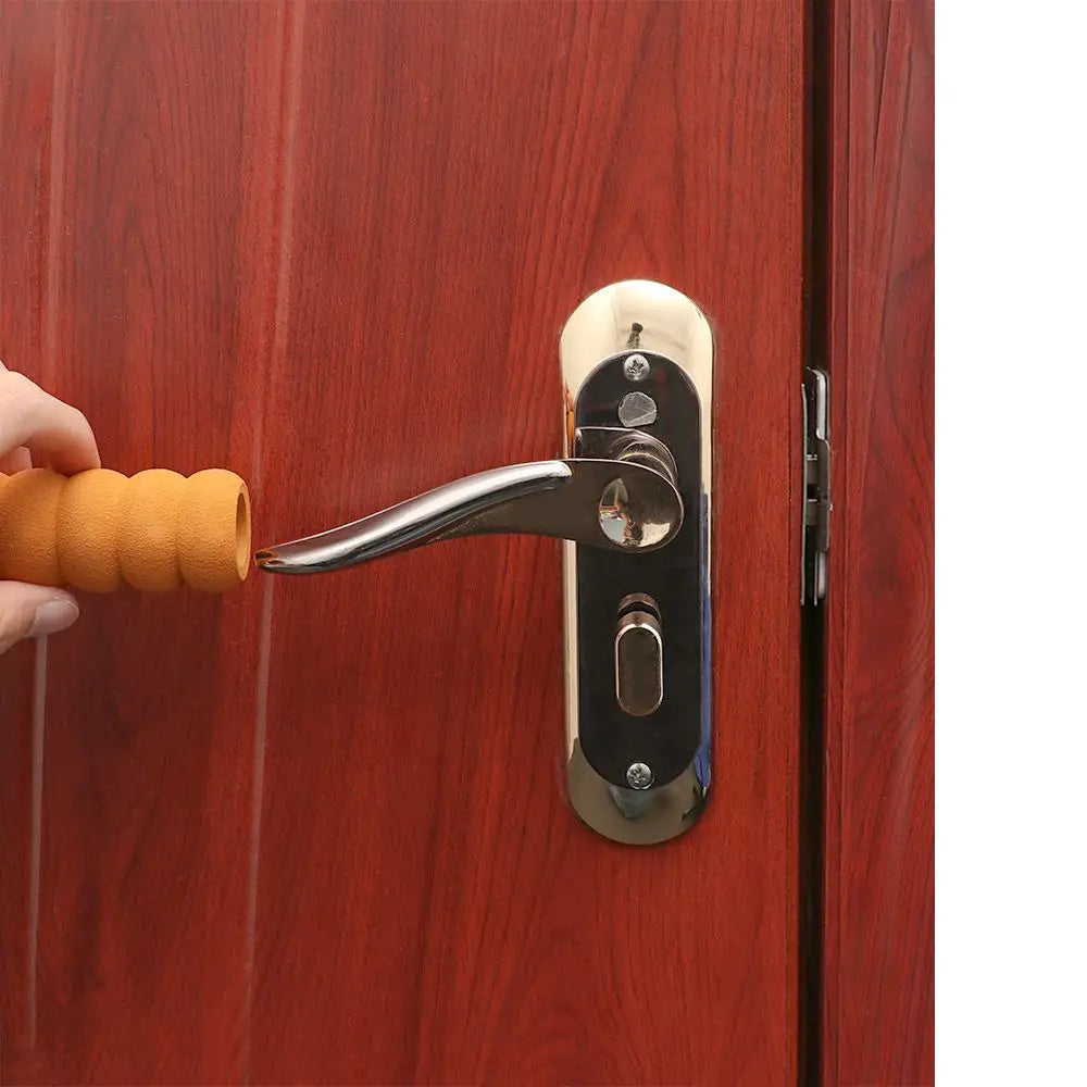 Soft Foam Door Handle Protector Anti-collision Static-free Doorknob Guard Baby Safety Household Spiral Type Door Handle Gloves