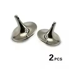 New 2PCS Hot Movie Totem Metal Gyro Silver Hand Spinning Top Fingertips Small Cyclone Gyroscope Fidget Toys For Children Gifts
