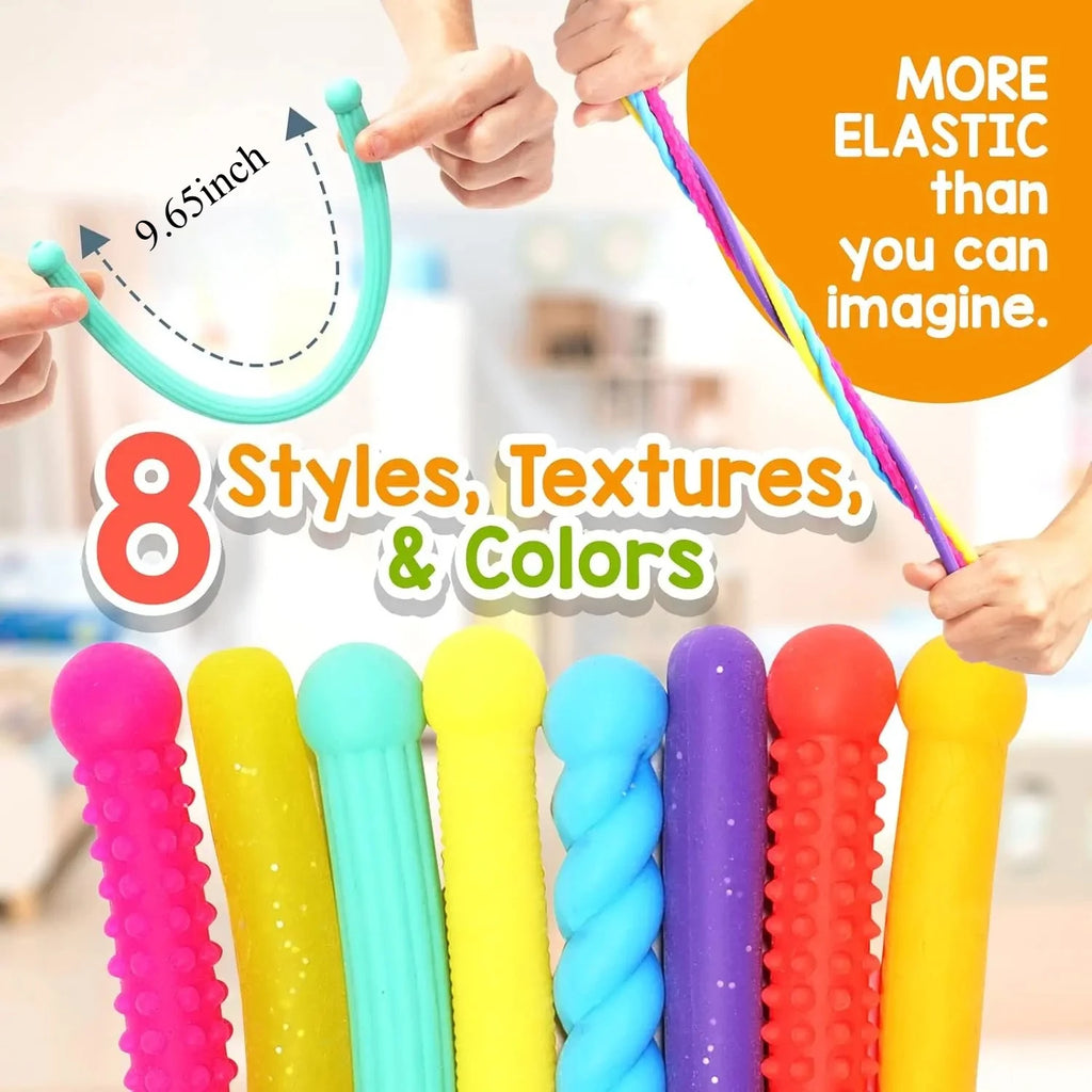 Sensory Autism Toys- Textured Stretchy Fidget Toys for Stress Anxiety - Sensory Toys Special Needs for Autistic