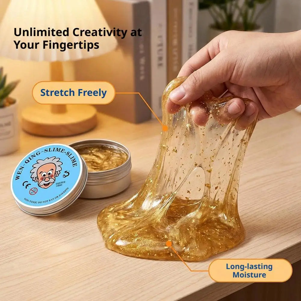 Reusable Putty Liquid Crystal Bouncy Slime Toy Set Kid Safe Mud Stress Relief Toys Color Clay Handmade DIY Handgum Playdough