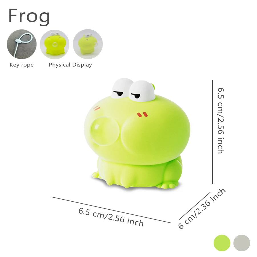 NEW Cute Animal Spitting Bubbles Squish Squeeze Toy, Anxiety Stress Relief Toys For Children and Adults, Birthday Christmas Gift