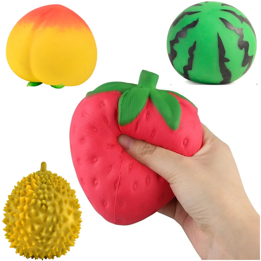 Super Jumbo Strawberry Squishi Cream Scented Squishy Slow Rising Antistress Toy Kids Grownups Squeeze Squishy Toys 11.5*9 CM