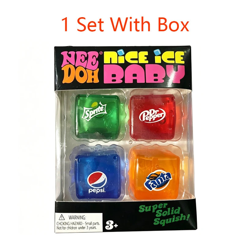 Squishy //Schylling NeeDoh Nice Cube Sensory Squeeze Toy Super Squish Stress Relief Anxiety Sensory Tool Stress Reliever Toys