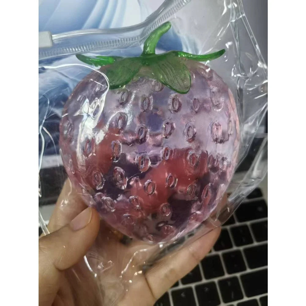 Super Jumbo Strawberry Squishy Slow Rising Antistress Toy Grownups toys stress relief toy stress balls sensory toy