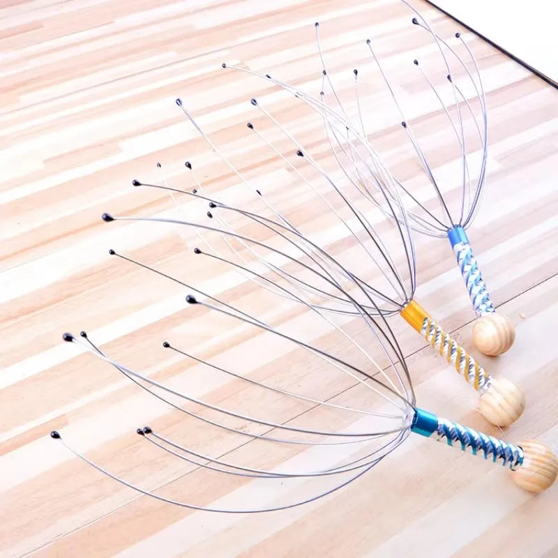 High Demand Relief Fatigue Relaxing Head Massager Octopus Shape Scalp Stimulator