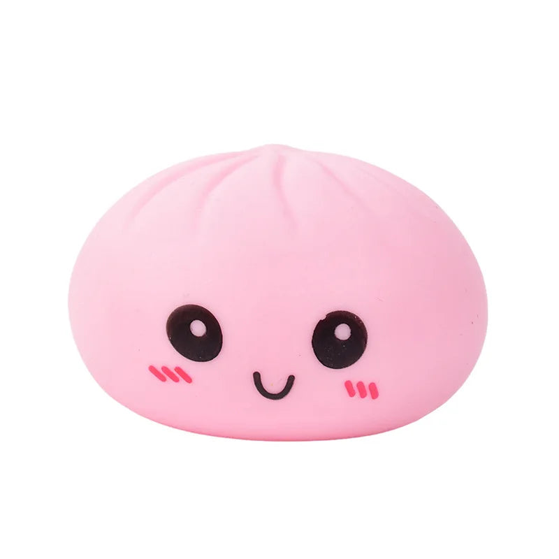 Hot Simulated Colorful Dumpling Squishy Toys Slow Rising Stress Relief Fidget Ball Soft Squeeze Decompression Toy