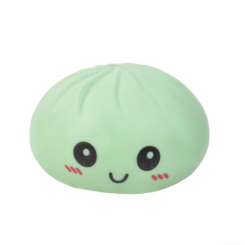 Hot Simulated Colorful Dumpling Squishy Toys Slow Rising Stress Relief Fidget Ball Soft Squeeze Decompression Toy