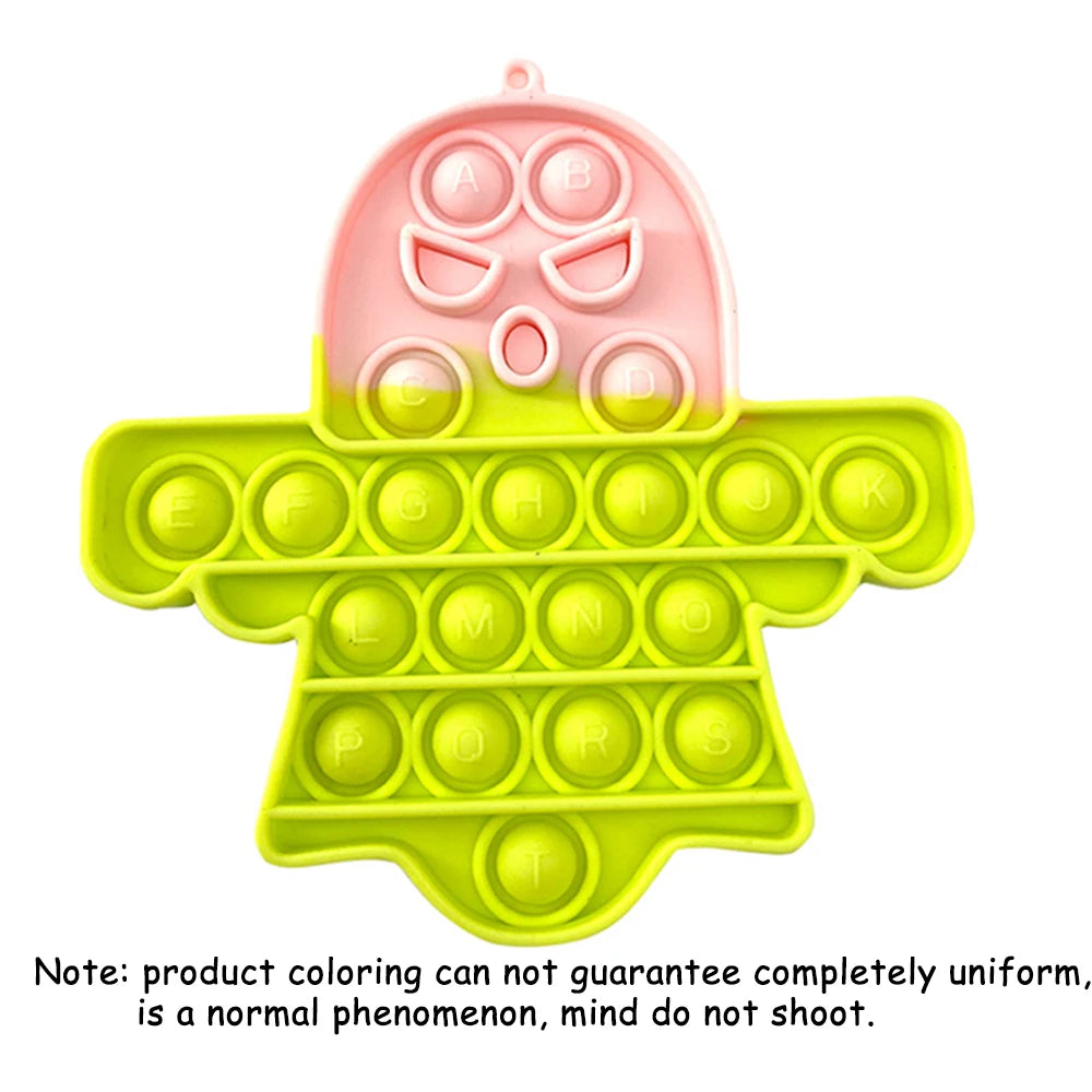 Push Pop Bubble Fidget Sensory Toy Stress Relief Toys Pack for Kids Adults Rainbow Anti-Anxiety Tools Office Stress Relief Toys