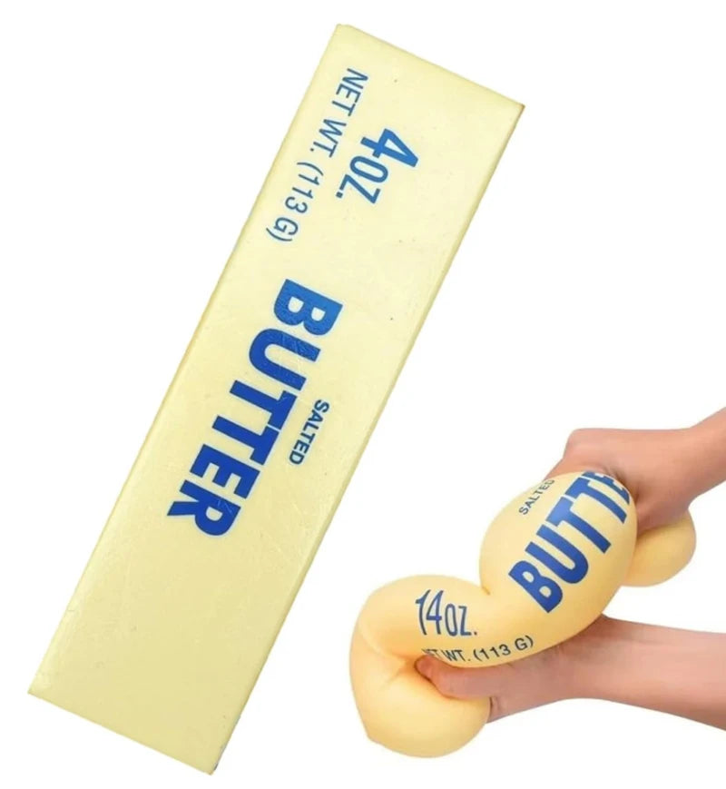 Big Size 24cm Butter Stick Squishy Toys Stress Relief Slow Rebound Fidget Toys Squeeze Butter Sensory Toy Gift for Adults Kids