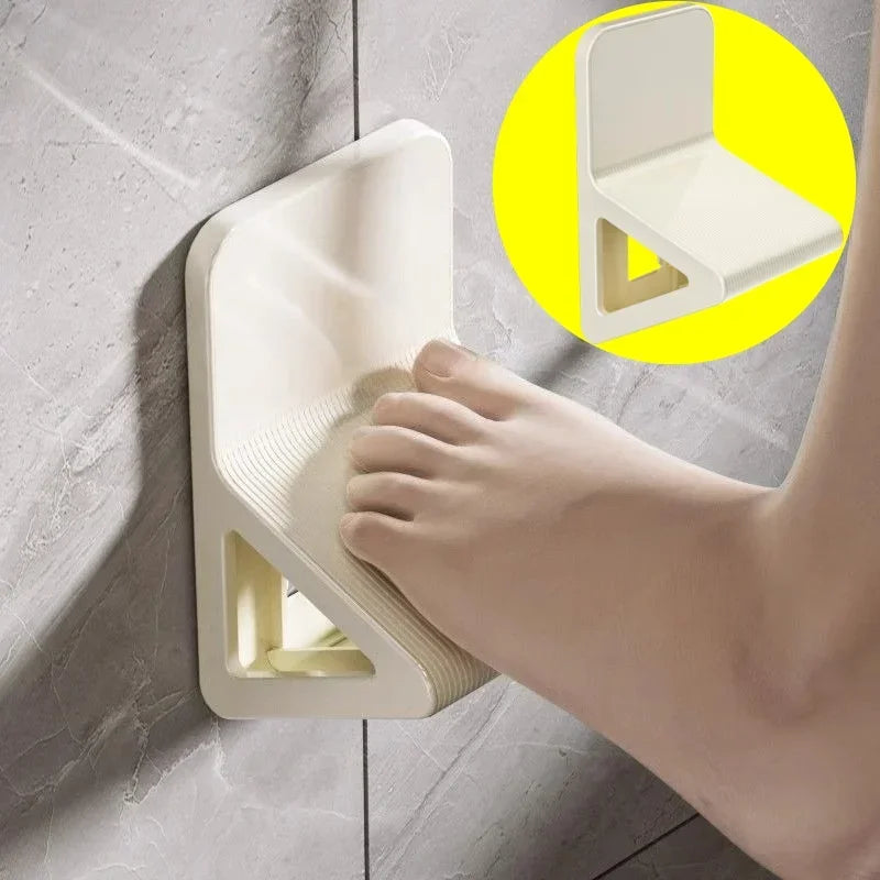 Perforation-free Bathroom, Easy-to-place Footstool, Tools for Cleaning The Body, and Bath Accessories for Foot Massage