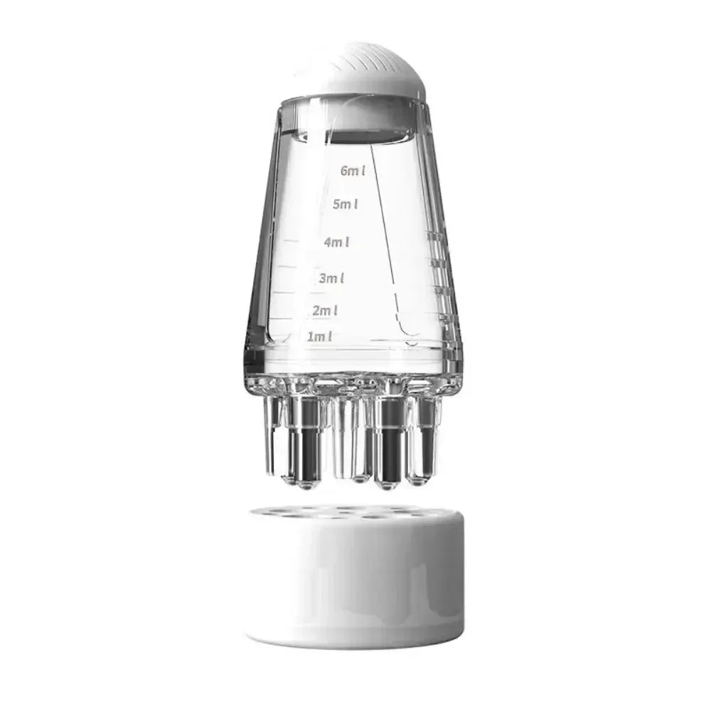 Hexagon Ball Scalp Applicator Comb Hair Oil Roller Massager Hair Regrowth Styling Tool Relax Scalp Massage Solution Guide Comb