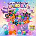 Multi Slow-Rising Squishy, Random Includes: Cheese Squeeze Toys, Steamed Buns And Dumplings,Long Butter Bread,Bear Squishy Toys