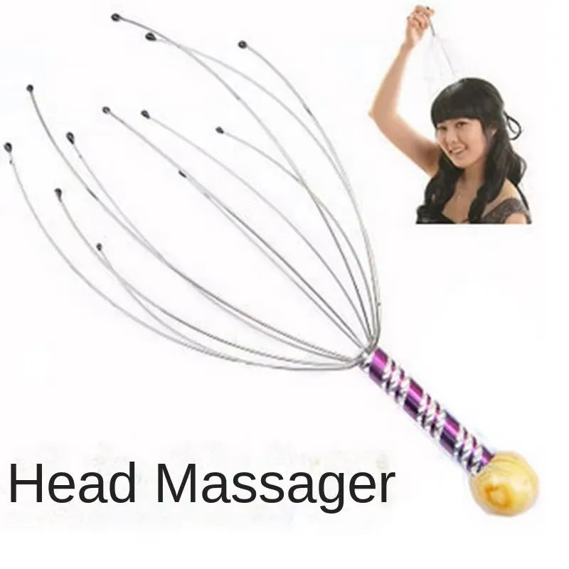 High Demand Relief Fatigue Relaxing Head Massager Octopus Shape Scalp Stimulator