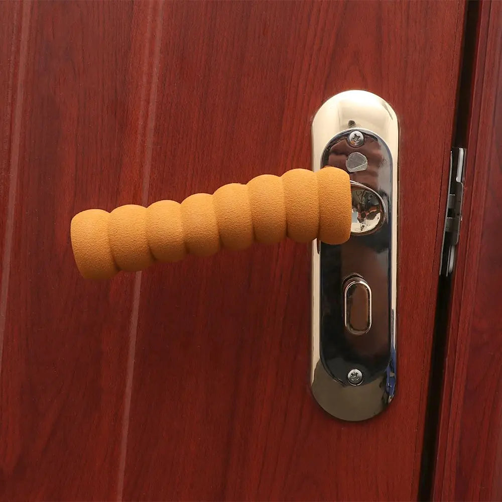 Soft Foam Door Handle Protector Anti-collision Static-free Doorknob Guard Baby Safety Household Spiral Type Door Handle Gloves