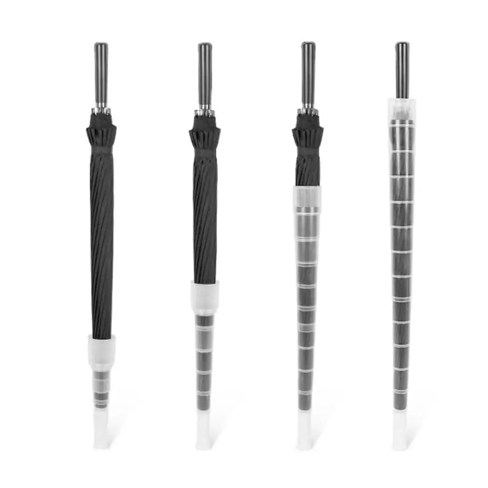 70/80cm Umbrella Waterproof Cover Transparent Sleeves Plastic Non-Drip Retractable Umbrella Sleeve Telescopic Drip-Proof